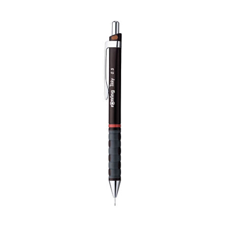 Rotring | Tikky Versatil Kalem, 0.5 mm Uç, Bordo, Ergonomik Tutuş, Dayanıklı Yapı