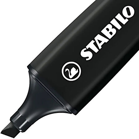 Stabilo | BOSS Original NatureCOLORS Fosforlu Kalem, Siyah, 2-5 mm Uç, Su Bazlı Mürekkep