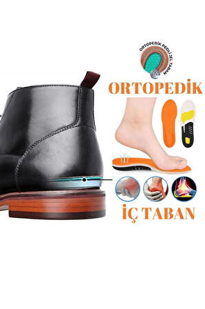 RogerTaba Cilt  Garantili Erkek Günlük Klasik Casual Rahat Ortopedik Ayakkabı ROGER-9168