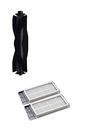 Roidmi Eve Plus Uyumlu 1 Adet Ana Fırça Ve 2 Adet Hepa Filtre