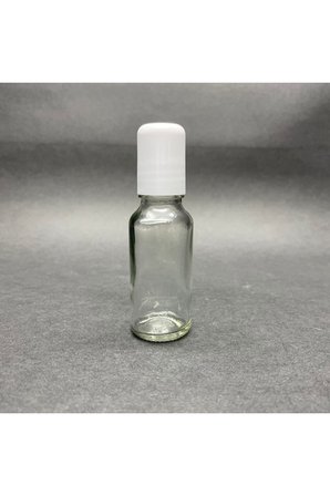 20ml şeffaf cam şişe roll-on şişe, 120 adet, bilye başlıklı şişe, cam şişe, roll-on şişesi
