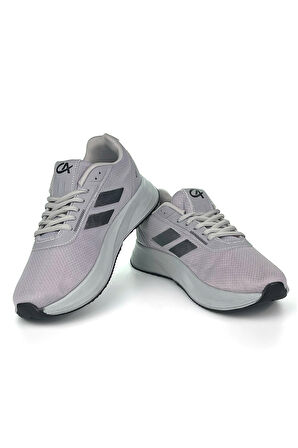 Erkek Buz Siyah Bağcıklı Nefes Alan Esnek Hafif Günlük Sneaker Spor Ayakkabı