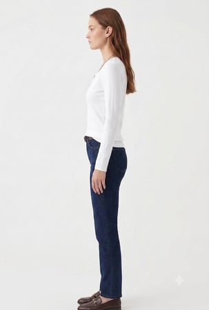 Kadın, Ön Patlı & Çıtçıtlı Fitted/Vücuda Oturan Fitilli Kaşkorse Kumaş ,Esnek Örme Bluz