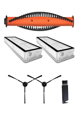 Xiaomi Vacuum Mop S10T (STFCR01SZ) Robot Süpürge Uyumlu 6'lı Yedek Parça Seti