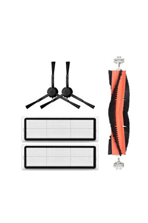 Xiaomi Vacuum Mop 1c ( Stytj01zhm ) Robot Süpürge Uyumlu 5'li Yedek Parça Seti