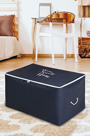 Mega Boy Home Sweet Home Lacivert Renk Hurç 74x46x46