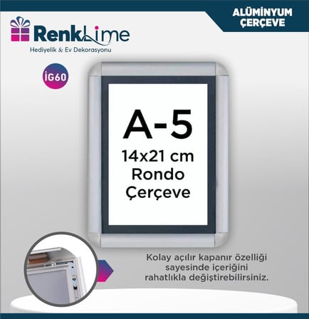 Opti Çerçeve Alüminyum A5 Rondo