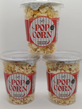 Acılı Patlamış Mısır / PopCorn 50 gr. Özel Kutuda 3'lü Paket