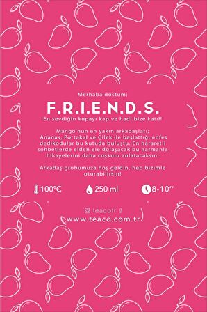 Friends - Egzotik Meyveli Çay Müslin Çay Poşeti