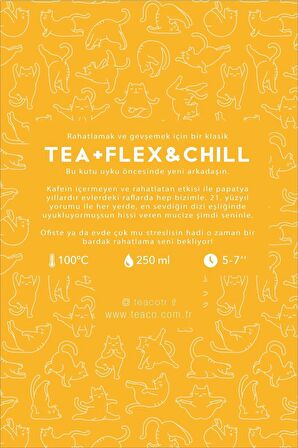 Tea+Flex Chill - Papatyalı Bitki Çayı Müslin Çay Poşeti
