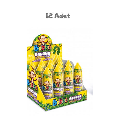 Bobbo Banana Liquid Gelly (32 Gr) 12 Adet