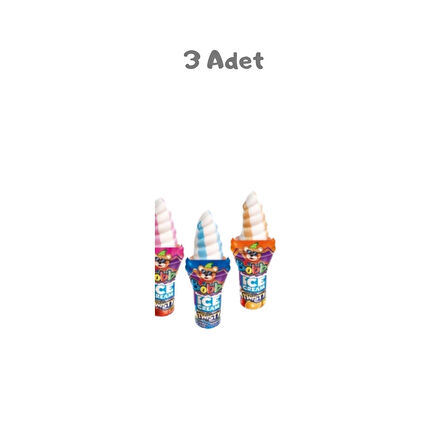 Bobbo Ice Cream Lollipop (27 Gr) 3 Adet