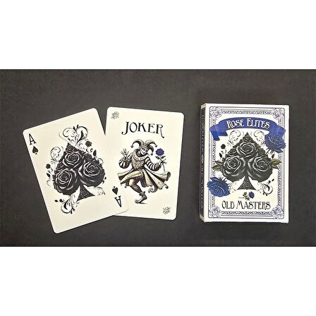 Bicycle Rose Elites - Old Masters (Blue) Marked Deck işaretli Oyun Kağıdı iskambil Kartları Destesi