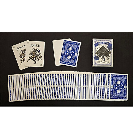 Bicycle Rose Elites - Old Masters (Blue) Marked Deck işaretli Oyun Kağıdı iskambil Kartları Destesi