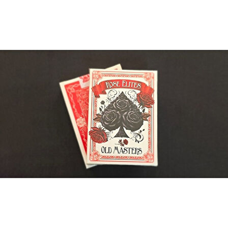 Bicycle Rose Elites - Old Masters (Red) Marked Deck işaretli Oyun Kağıdı iskambil Kartları Destesi