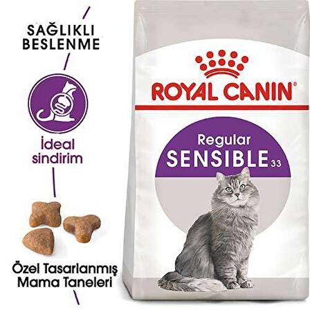 Royal Canin Sensible 33 Hassas Yetişkin Kedi Maması 15 Kg