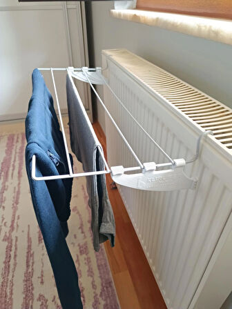 60x30cm 5 Telli Kalorifer Petek Çamaşır, Kıyafet Kurutma Askılığı