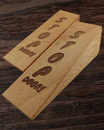  Kapı Stoperi, Kapı Tutucu, Kapı Takozu, Kaydırmaz Aparatlı Stop Door Yazılı 2 Adet