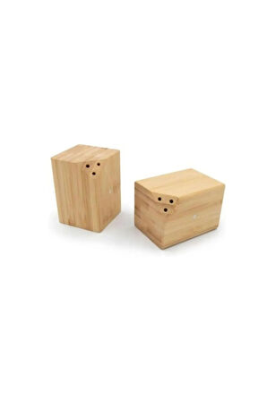 BAMBU 2 Lİ MIKNATISLI TUZLUK