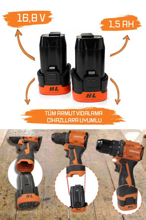 RİDEPRO 1.5 AH ARMUT TİPLİ BATARYA
