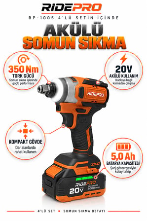 RİDEPRO 4’LÜ SET 350 NM’Lİ + 3’LÜ SET 16 YÖNLÜ LAZER VE LAZER M