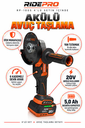 RİDEPRO 4’LÜ SET 800 NM’Lİ + 3’LÜ SET 16 YÖNLÜ LAZER VE LAZER M