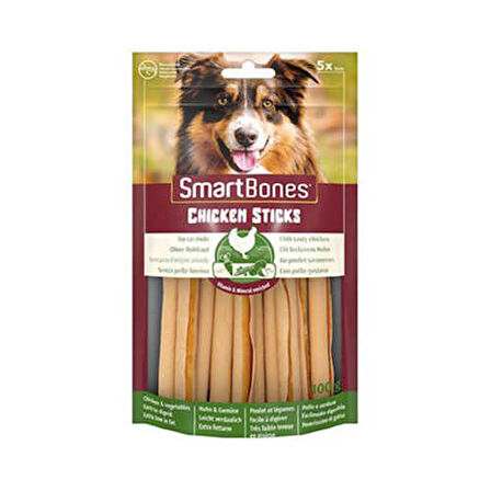 SmartBones Tavuklu Stick Köpek Ödülü 5 Parça 100gr