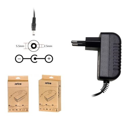 30V 0.5A, 500mA 15W 5.5x2.1mm Switch-Mode (SMPS) Süpürge Adaptörü RPA-AC018