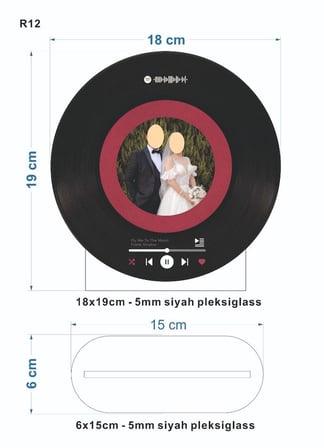 Pleksi Masa Üstü Plak Baskı
