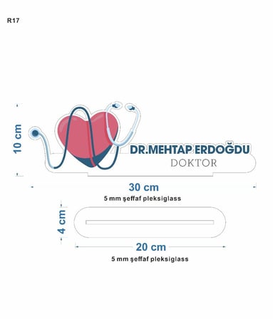 Pleksi DR Masa İsimlik