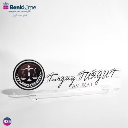 AVUKAT MASA İSİMLİĞİ