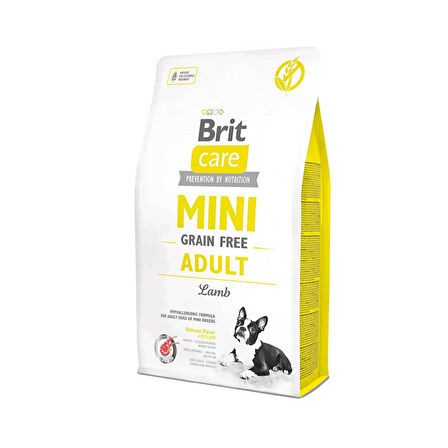 Brit Care Mini Adult Kuzulu Tahılsız Küçük Irk Köpek Maması 2 Kg