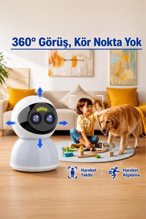 Özel Üretim Güvenlik Kamerası CMR40 Beyaz Koruma Takip Teknoloji