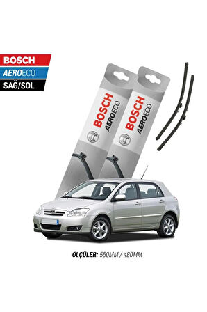 Toyota Corolla Hb 2003 Model Bosch Aeroeco Muz Silecek Takımı