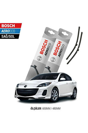 Mazda - Mazda 3 Sedan 2010 Model Bosch Aeroeco Muz Silecek Takımı