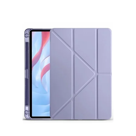 Honor Pad X9a Kalemlikli Mars Tablet Kılıfı - Lila