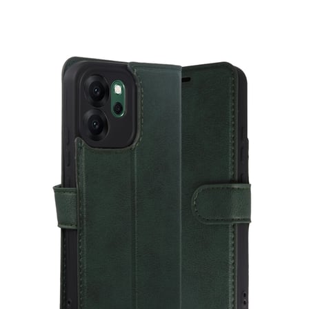 Oppo Reno 14f Trend S Plus Kapaklı Kılıf - Yeşil