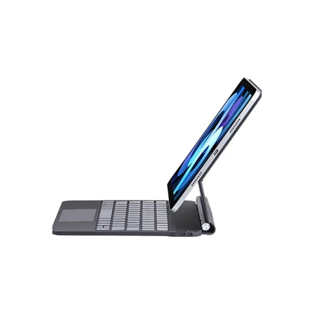 İpad Pro 11 (2022) Kılıf X7 Magic Manyetik Klyeli Tablet Kılıfı - Siyah