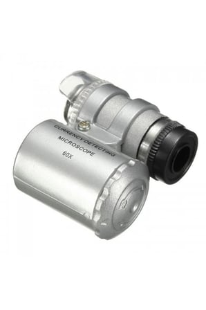 Iphone5 Için Uyumlu Kapaklı Lens Mikroskop Taşınabilir Mini Cep Boyutu Led Mikroskop No.9882ip5ii