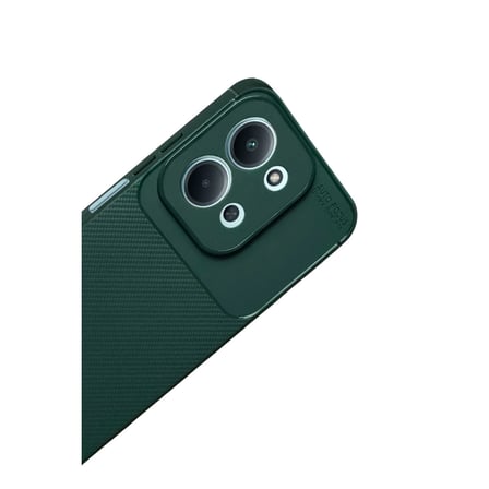Redmi 15c 5g Auto Focus Karbon Kapak - Koyu Yeşil