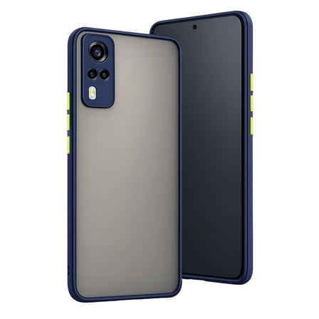Vivo Y53s Kılıf Montreal Silikon Kapak - Lacivert