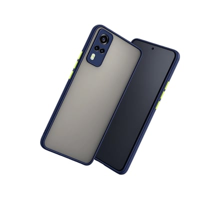 Vivo Y53s Kılıf Montreal Silikon Kapak - Lacivert