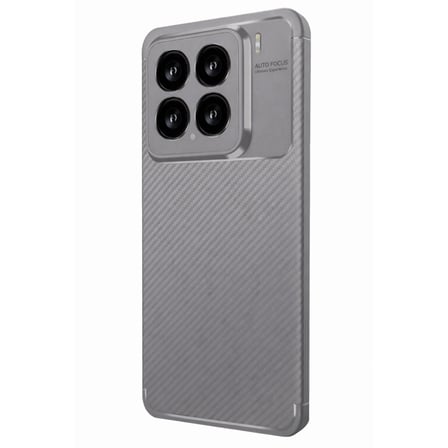 Mi 15 Kılıf Auto Focus Karbon Kapak - Gri