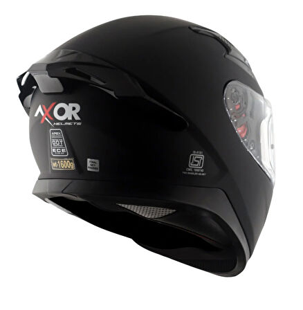 AXOR Apex Kask Black Mat - Pinlock Dahil