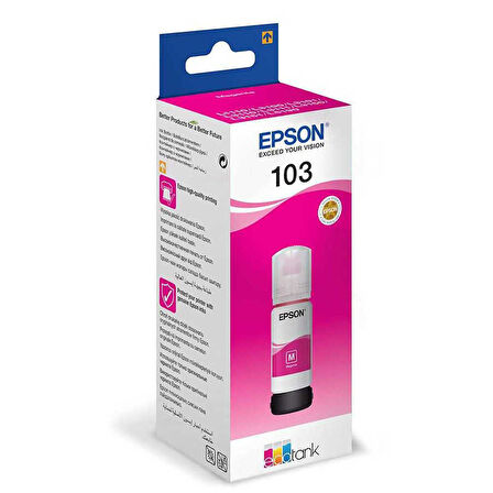 Epson 103-C13T00S34A Orijinal Kırmızı Mürekkep