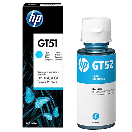 Hp GT52-M0H54AE Orijinal Mavi Mürekkep