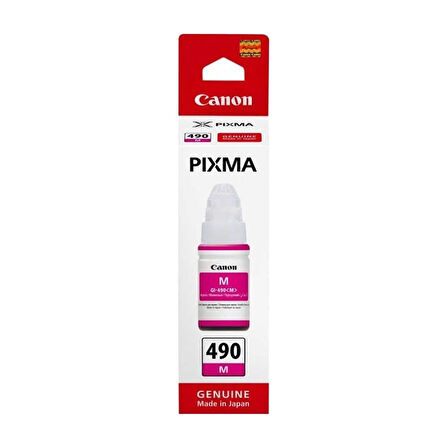 Canon GI-490 Orijinal Kırmızı Mürekkep