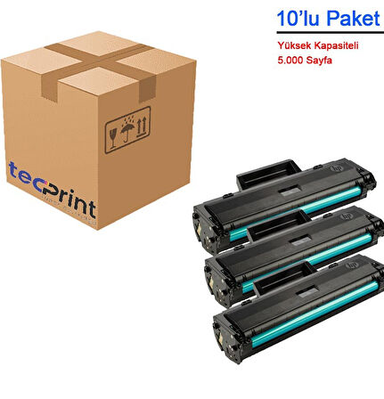 Tecprint HP 106A 5BİN SAYFA ÇİPLİ MUADİL TONER 10LU PAKET