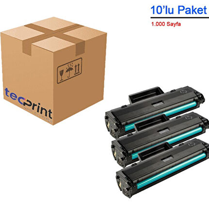 Tecprint HP 106A BİN SAYFA ÇİPLİ MUADİL TONER 10LU PAKET