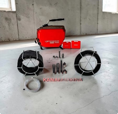Rothenberger Kanal Gider Açma Makinesi Rothenberger R600 Eko